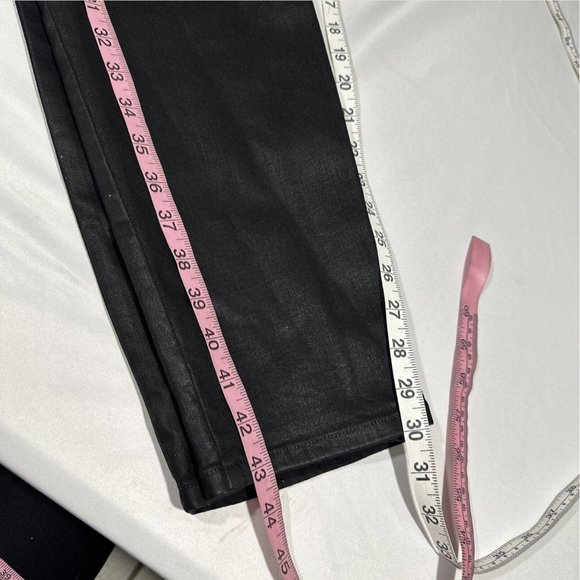 NWD $170 GOOD AMERICAN [ 18 ] Good Legs Coated Skinny‎ Jeans in Black - Picture 16 of 16